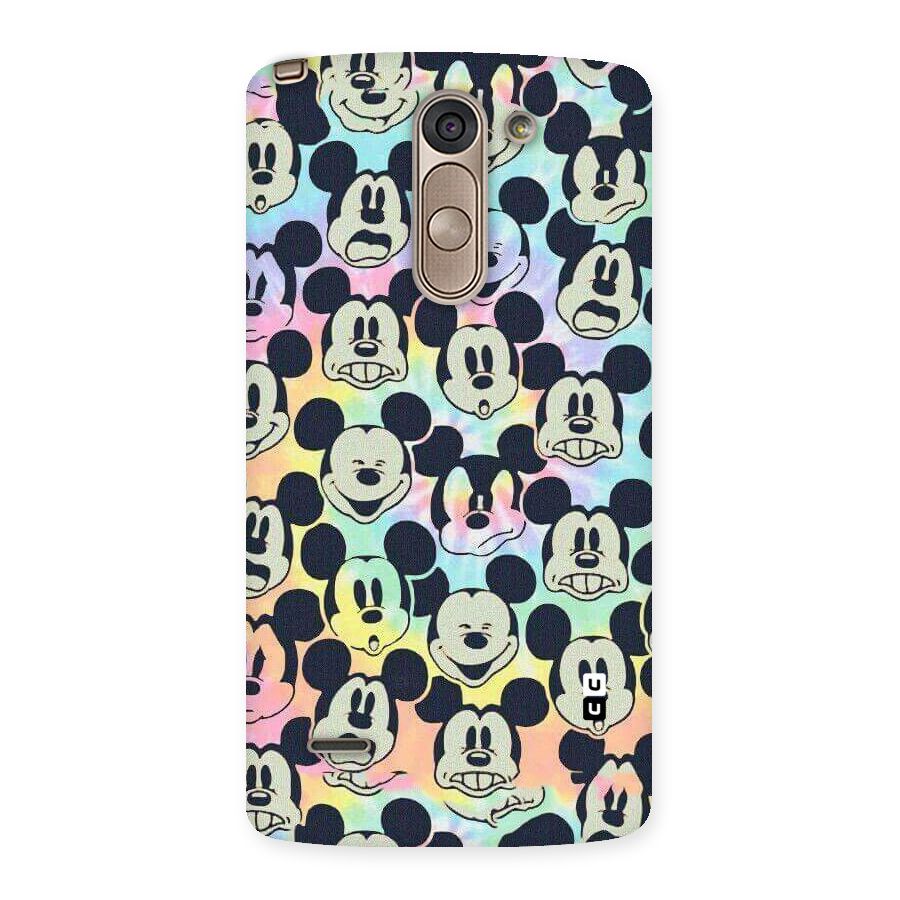 Fun Rainbow Faces Back Case for LG G3 Stylus