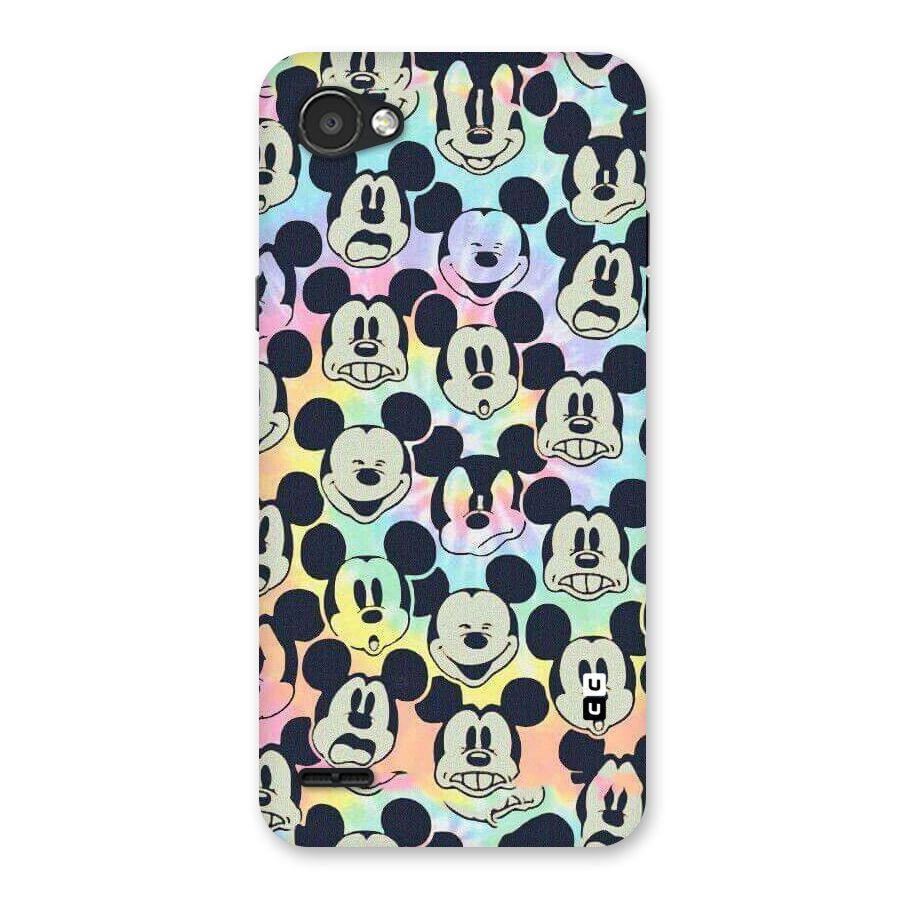 Fun Rainbow Faces Back Case for LG Q6