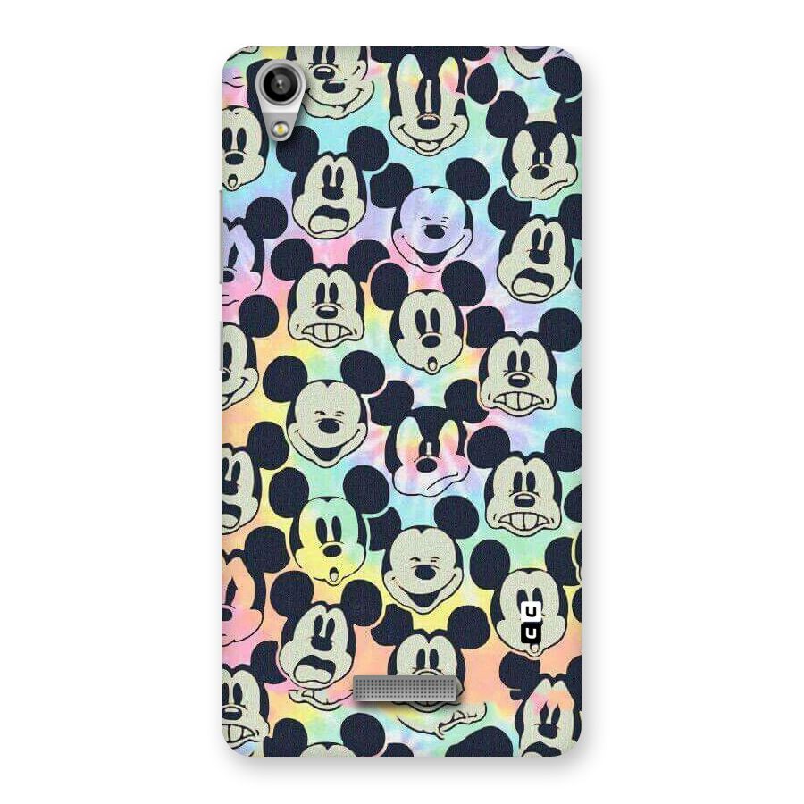 Fun Rainbow Faces Back Case for Lava-Pixel-V1