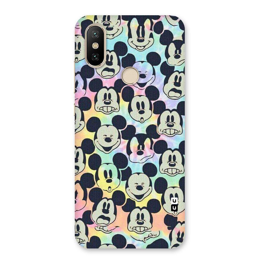 Fun Rainbow Faces Back Case for Mi A2