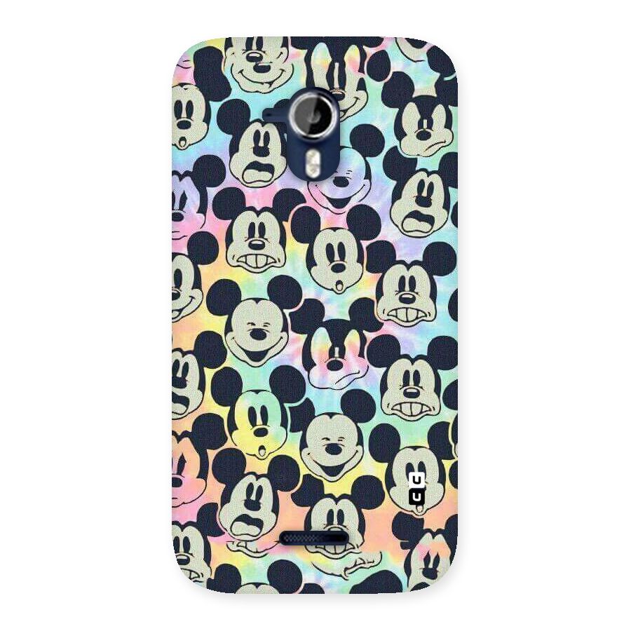 Fun Rainbow Faces Back Case for Micromax Canvas Magnus A117