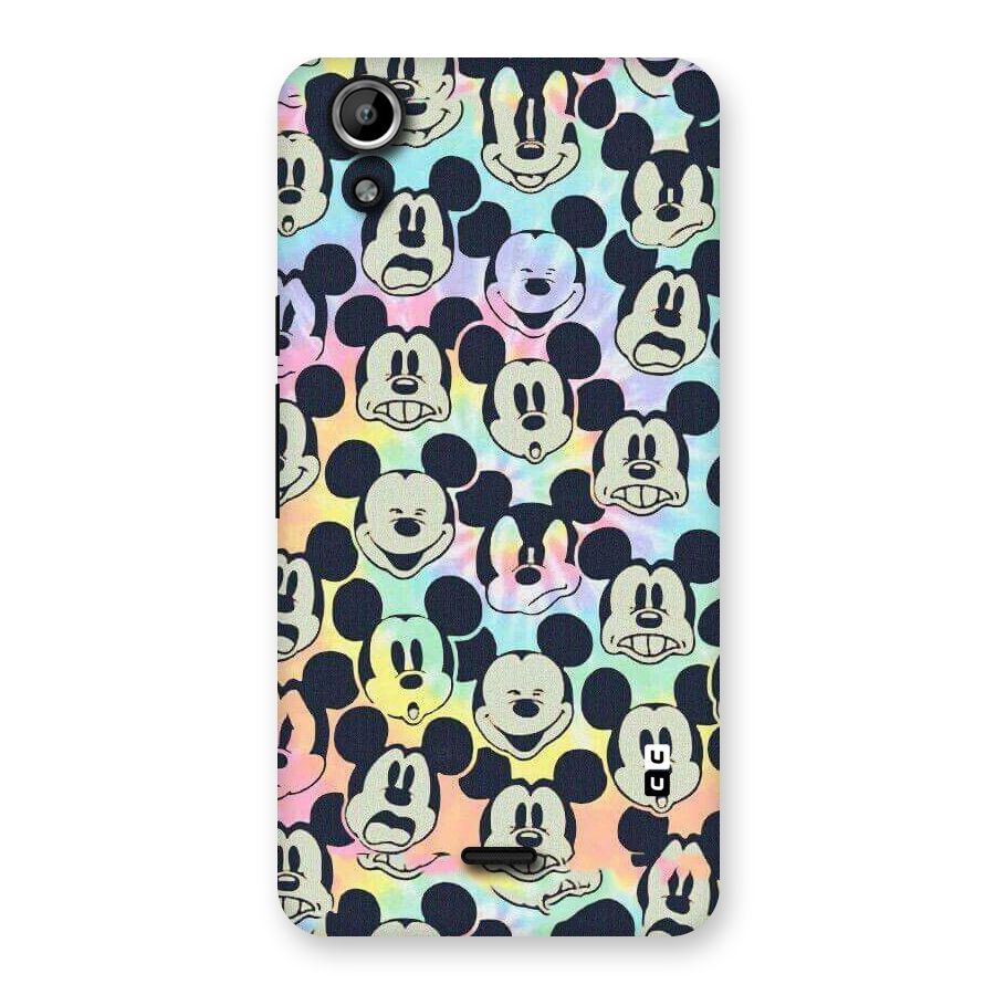 Fun Rainbow Faces Back Case for Micromax Canvas Selfie Lens Q345