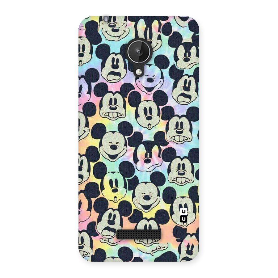 Fun Rainbow Faces Back Case for Micromax Canvas Spark Q380
