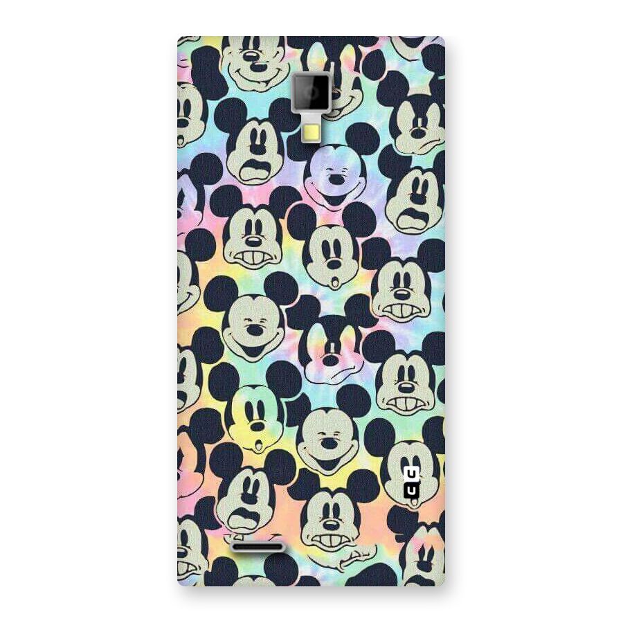 Fun Rainbow Faces Back Case for Micromax Canvas Xpress A99