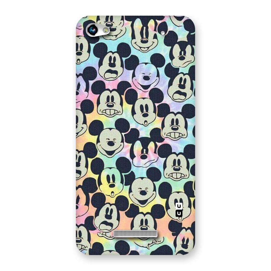 Fun Rainbow Faces Back Case for Micromax Hue 2