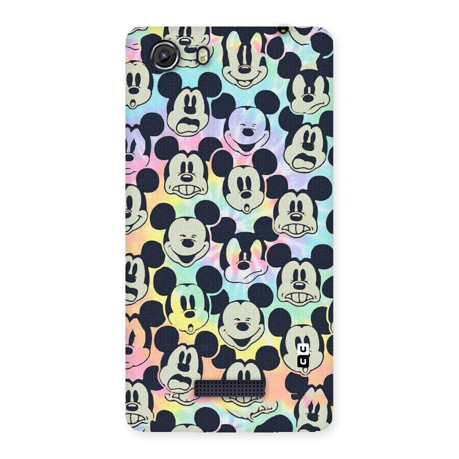 Fun Rainbow Faces Back Case for Micromax Unite 3