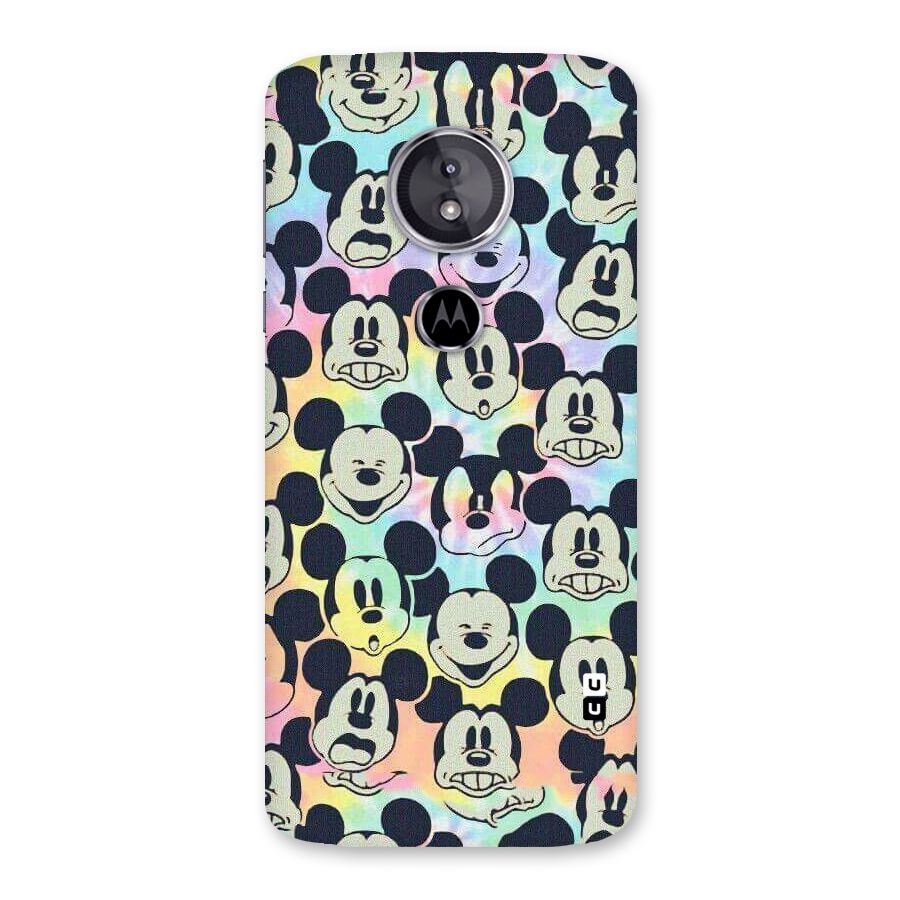 Fun Rainbow Faces Back Case for Moto E5