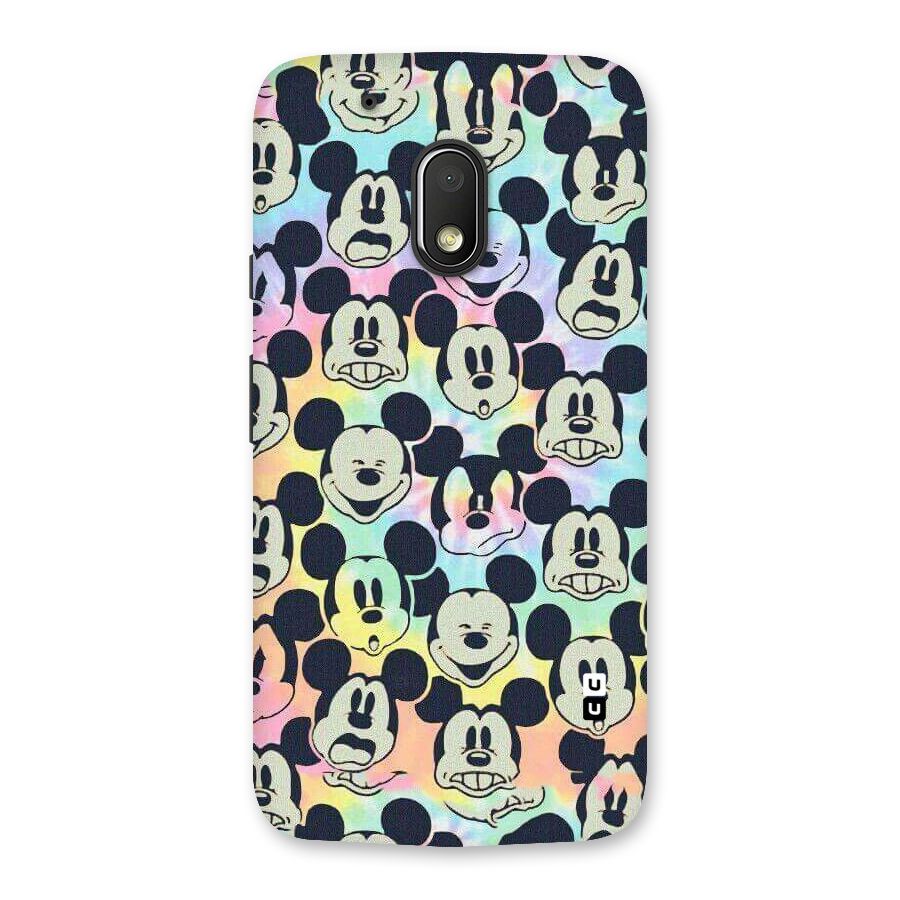 Fun Rainbow Faces Back Case for Moto G4 Play