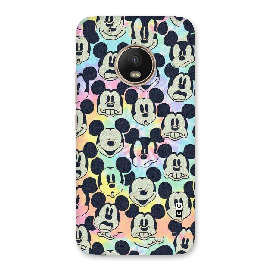 Fun Rainbow Faces Back Case for Moto G5 Plus