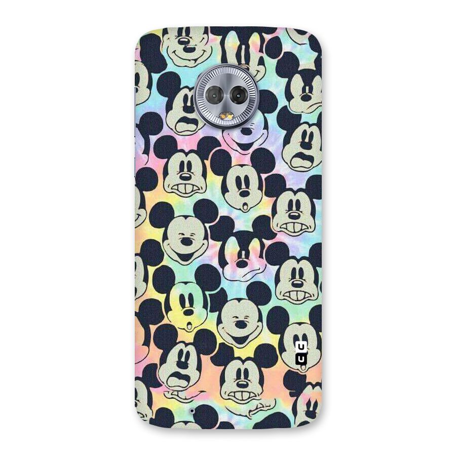 Fun Rainbow Faces Back Case for Moto G6