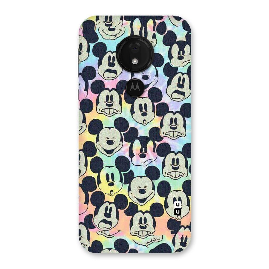 Fun Rainbow Faces Back Case for Moto G7 Power