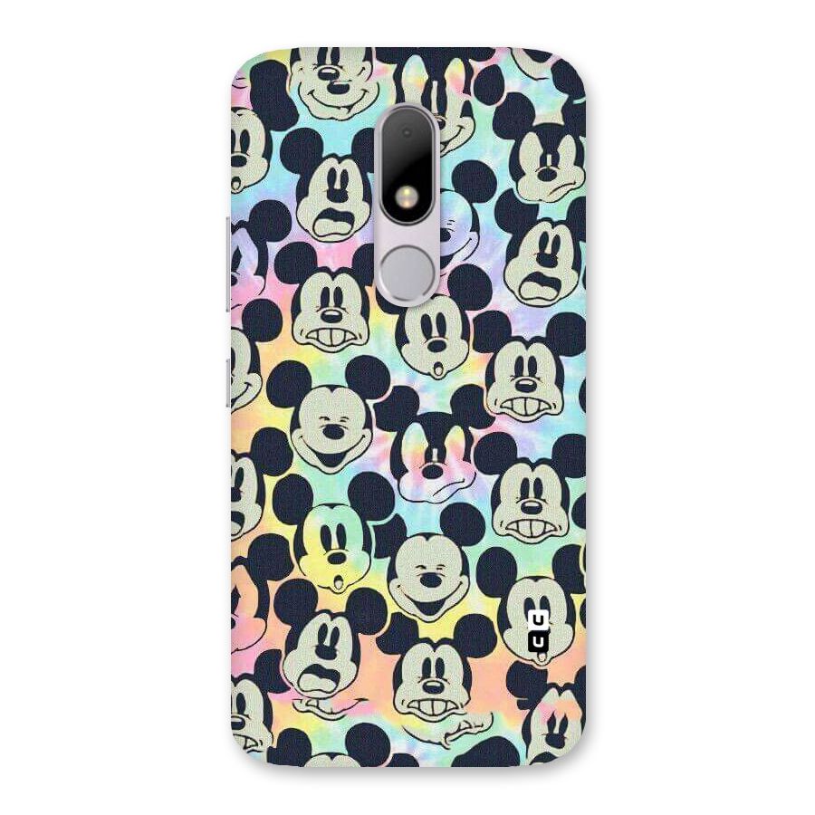 Fun Rainbow Faces Back Case for Moto M