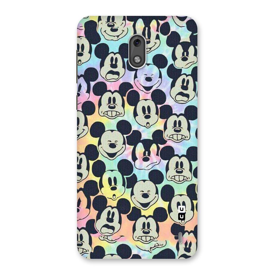 Fun Rainbow Faces Back Case for Nokia 2