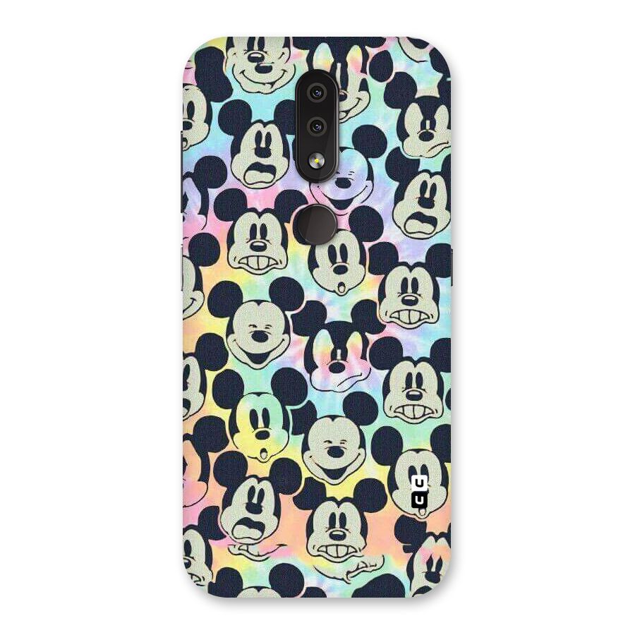 Fun Rainbow Faces Back Case for Nokia 4.2