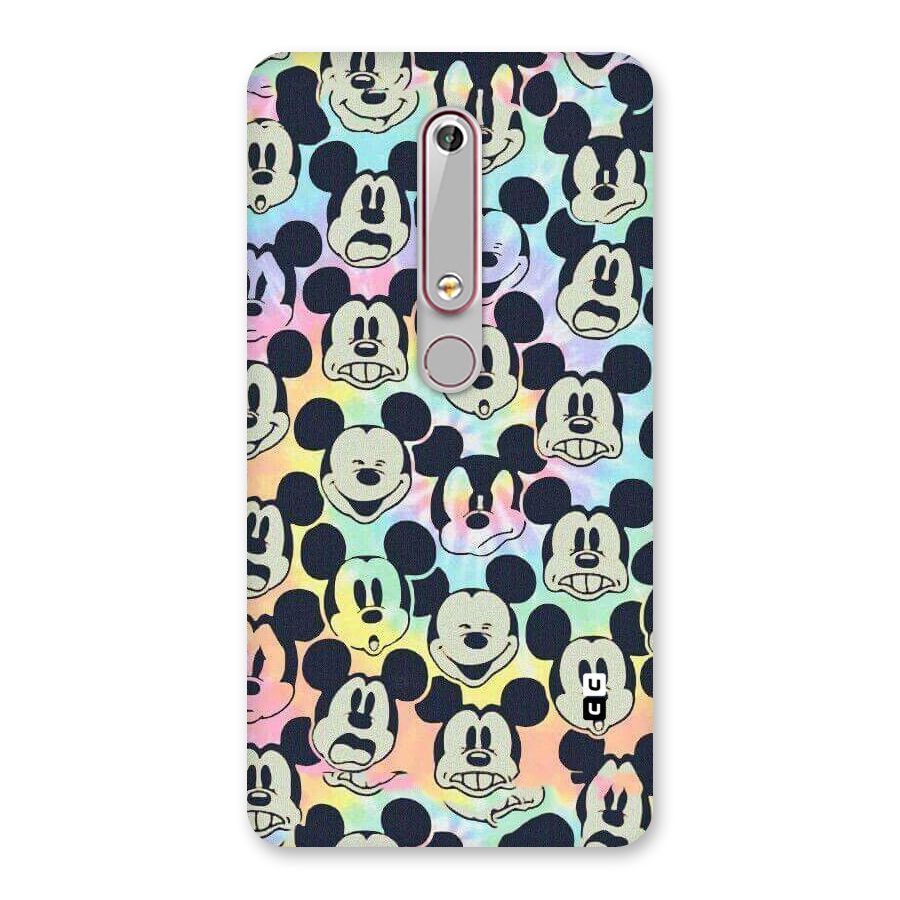 Fun Rainbow Faces Back Case for Nokia 6.1
