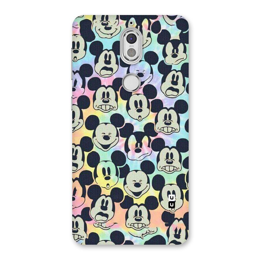 Fun Rainbow Faces Back Case for Nokia 7
