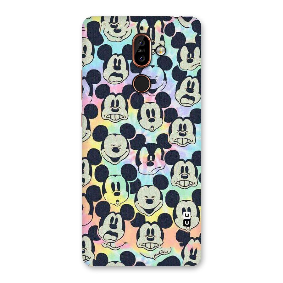 Fun Rainbow Faces Back Case for Nokia 7 Plus