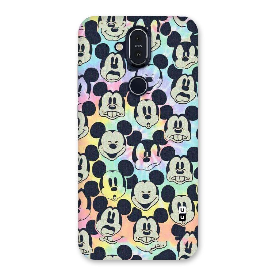 Fun Rainbow Faces Back Case for Nokia 8.1