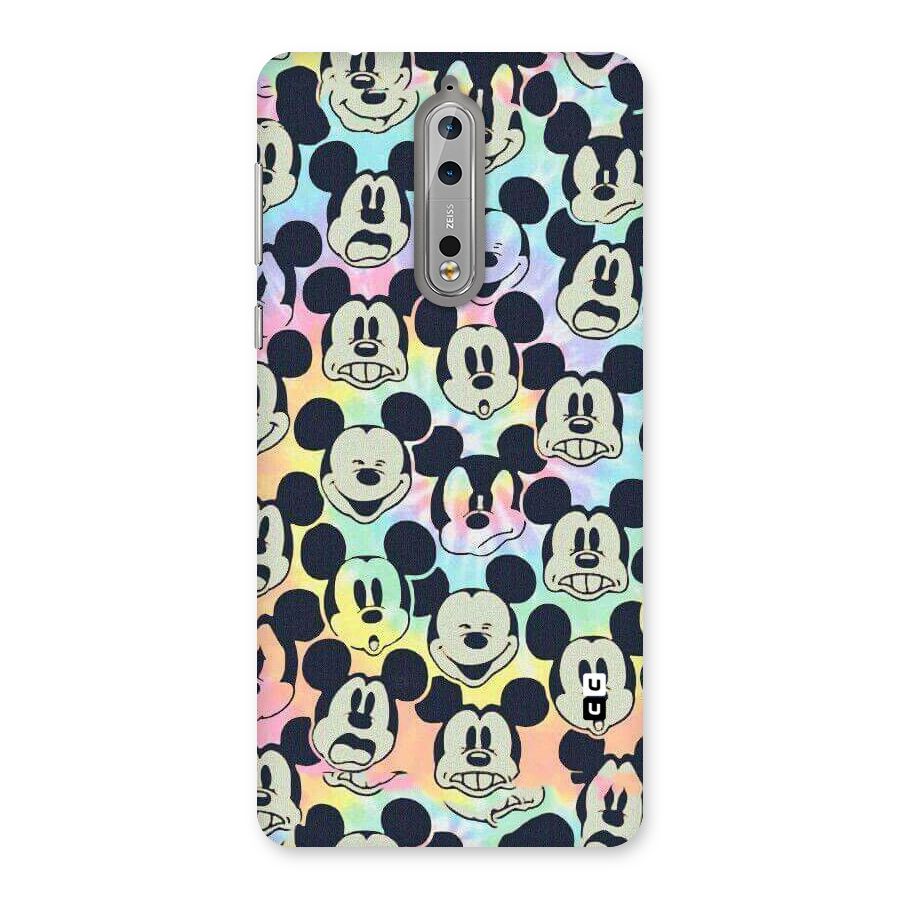 Fun Rainbow Faces Back Case for Nokia 8