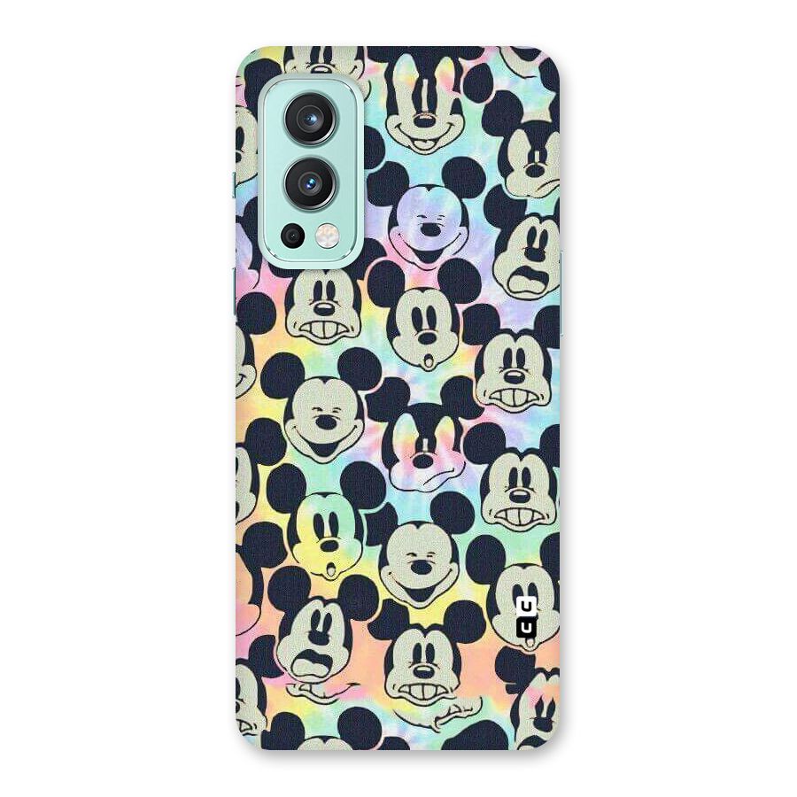 Fun Rainbow Faces Back Case for OnePlus Nord 2 5G