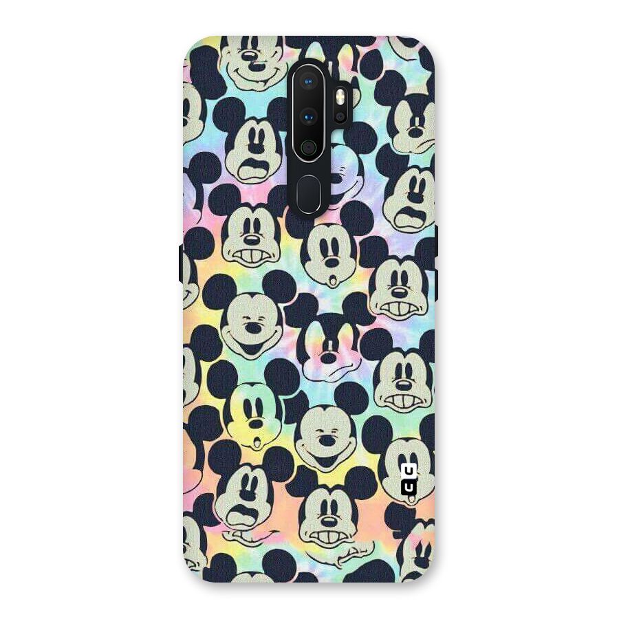 Fun Rainbow Faces Back Case for Oppo A5 (2020)