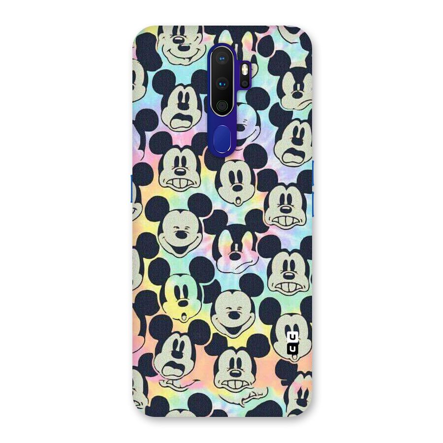 Fun Rainbow Faces Back Case for Oppo A9 (2020)