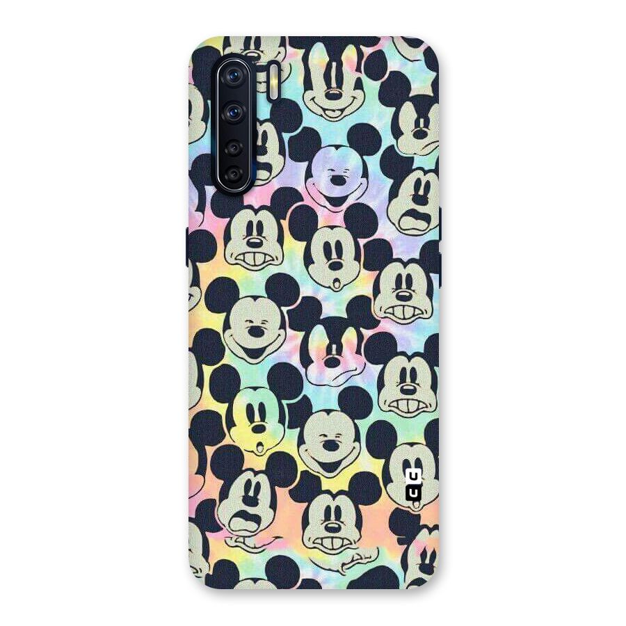 Fun Rainbow Faces Back Case for Oppo F15