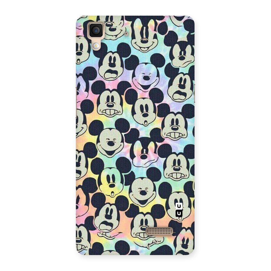 Fun Rainbow Faces Back Case for Oppo R7