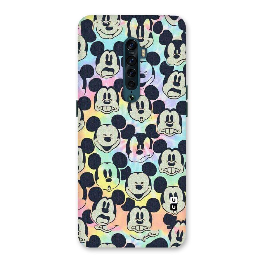 Fun Rainbow Faces Back Case for Oppo Reno2