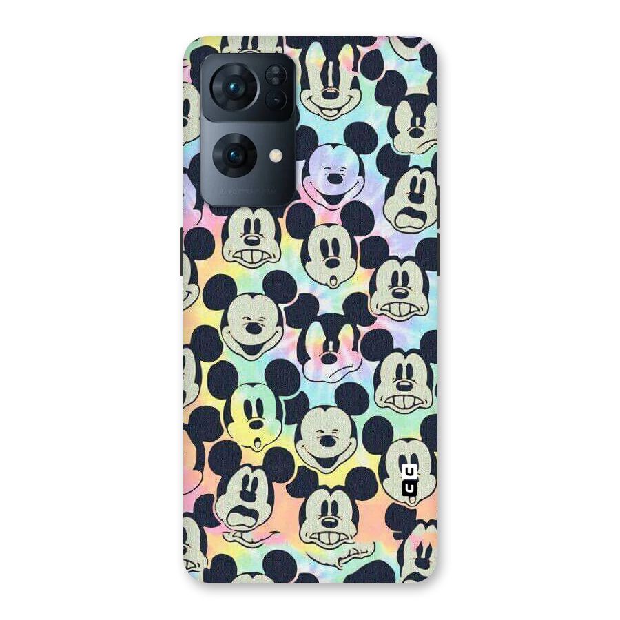 Fun Rainbow Faces Back Case for Oppo Reno7 Pro 5G