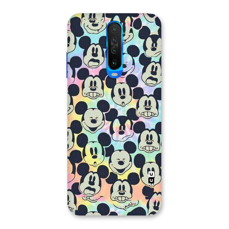 Fun Rainbow Faces Back Case for Poco X2
