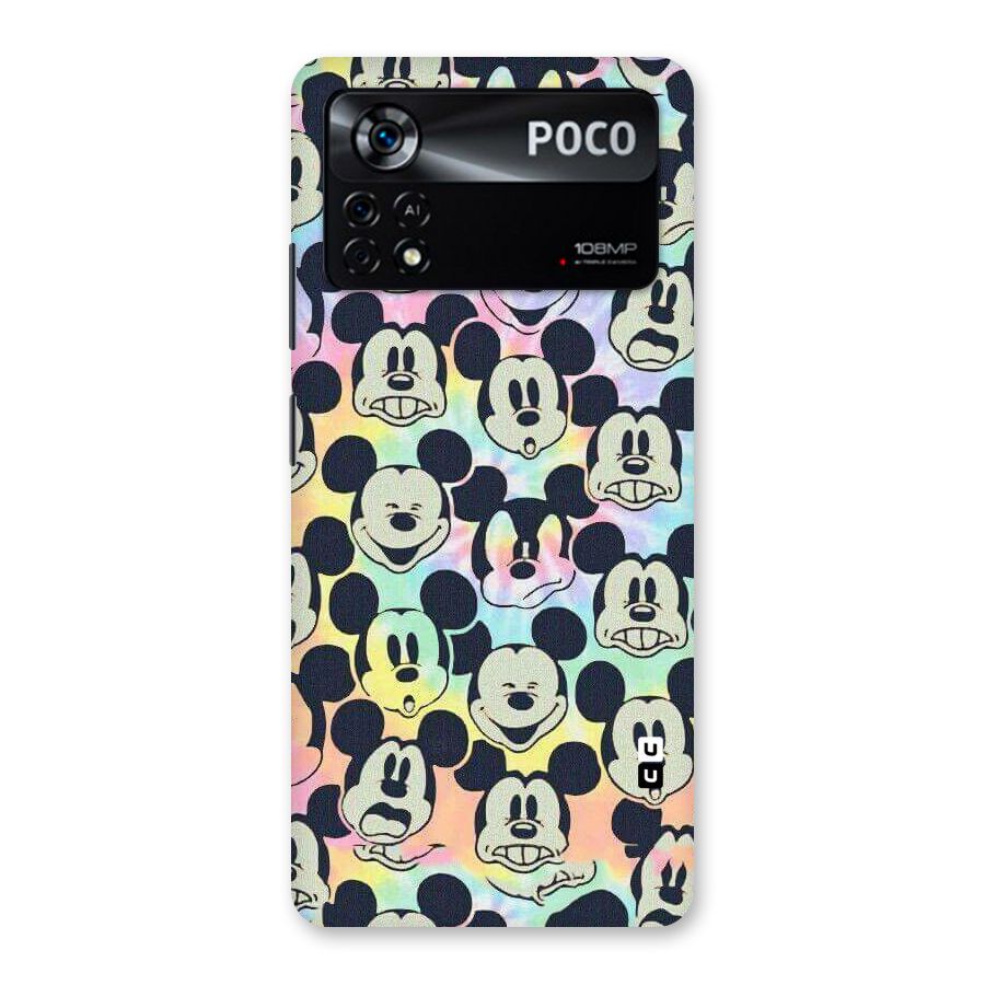 Fun Rainbow Faces Back Case for Poco X4 Pro 5G