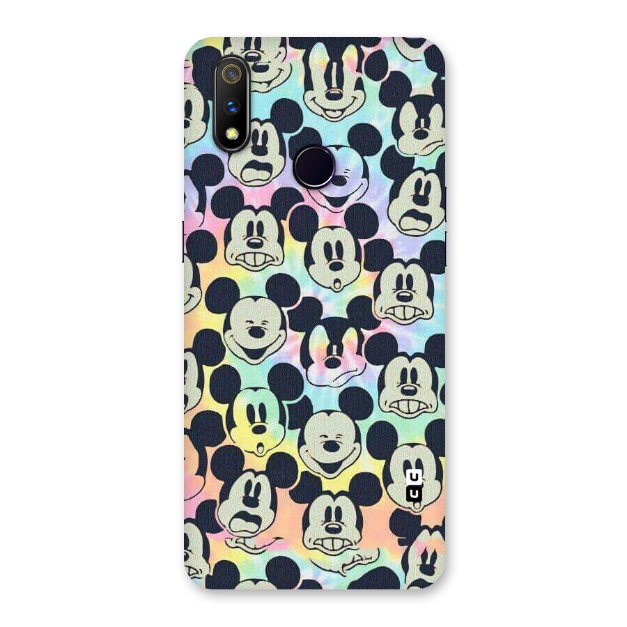 Fun Rainbow Faces Back Case for Realme 3 Pro