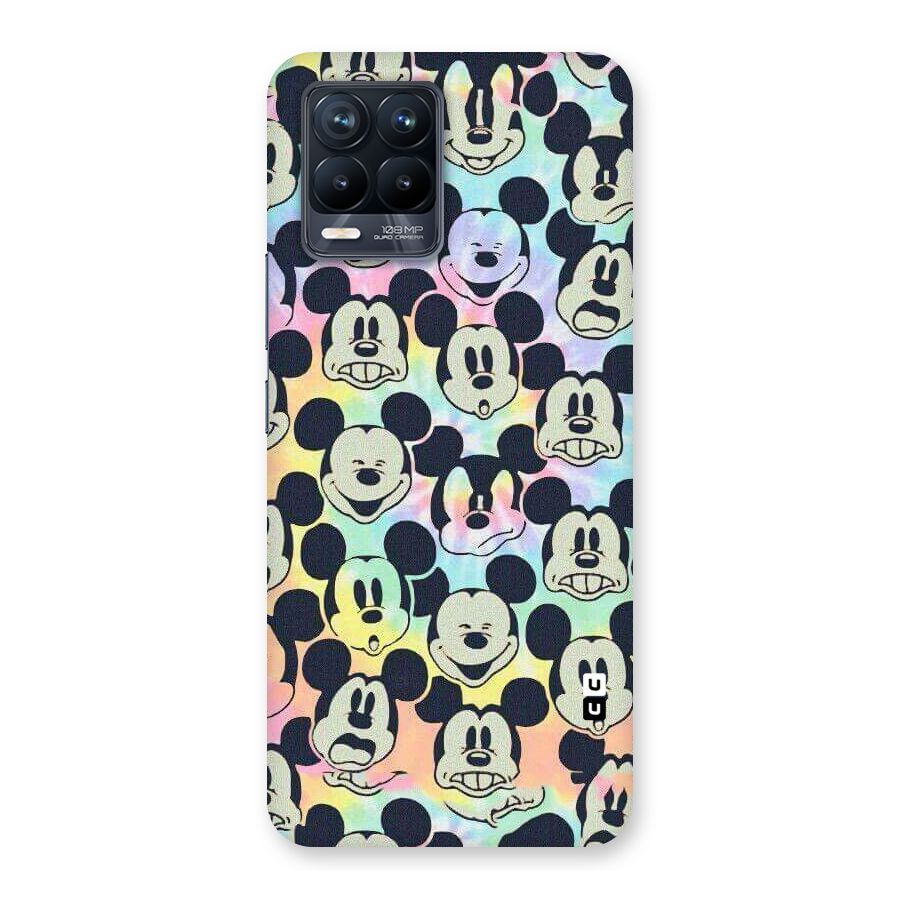 Fun Rainbow Faces Back Case for Realme 8 Pro