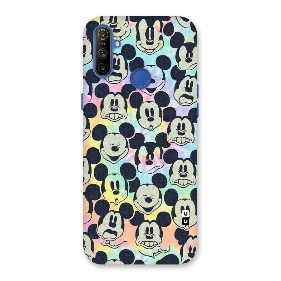 Fun Rainbow Faces Back Case for Realme Narzo 10A