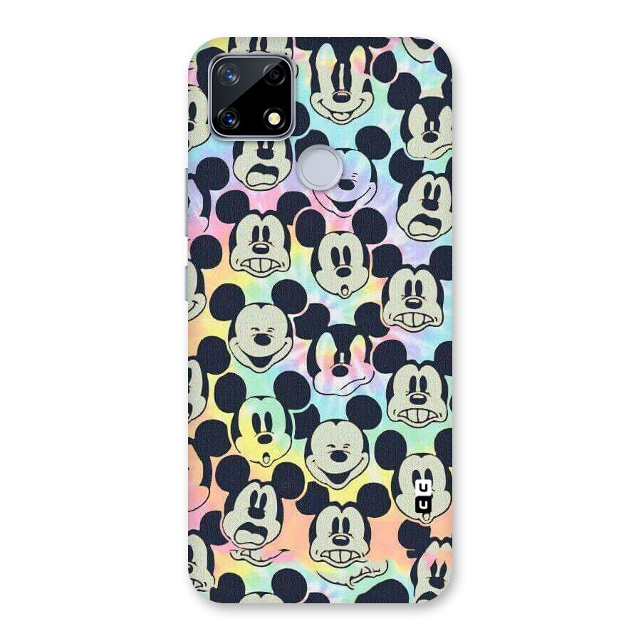 Fun Rainbow Faces Back Case for Realme Narzo 20
