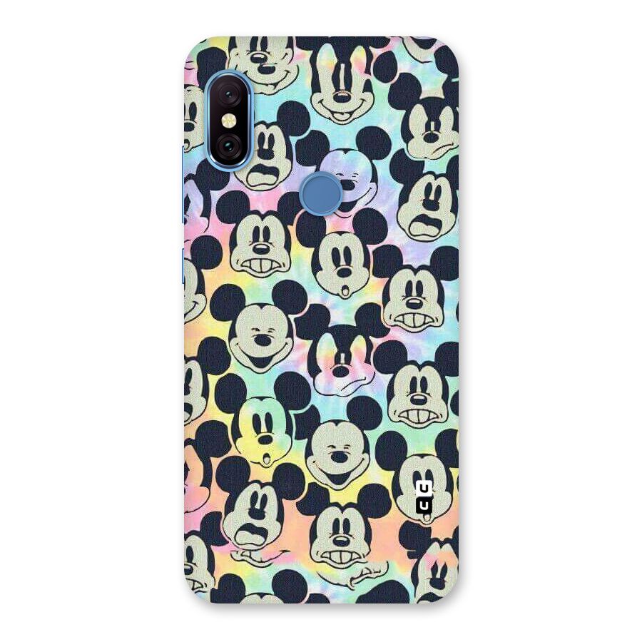Fun Rainbow Faces Back Case for Redmi Note 6 Pro