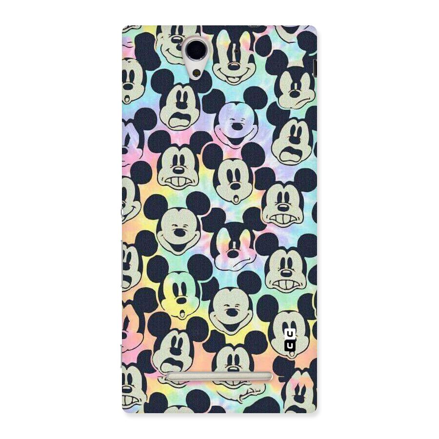 Fun Rainbow Faces Back Case for Sony Xperia C3