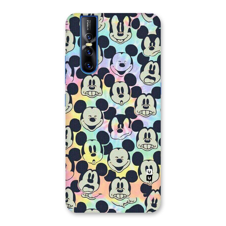 Fun Rainbow Faces Back Case for Vivo V15 Pro