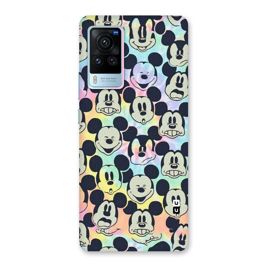 Fun Rainbow Faces Back Case for Vivo X60 Pro