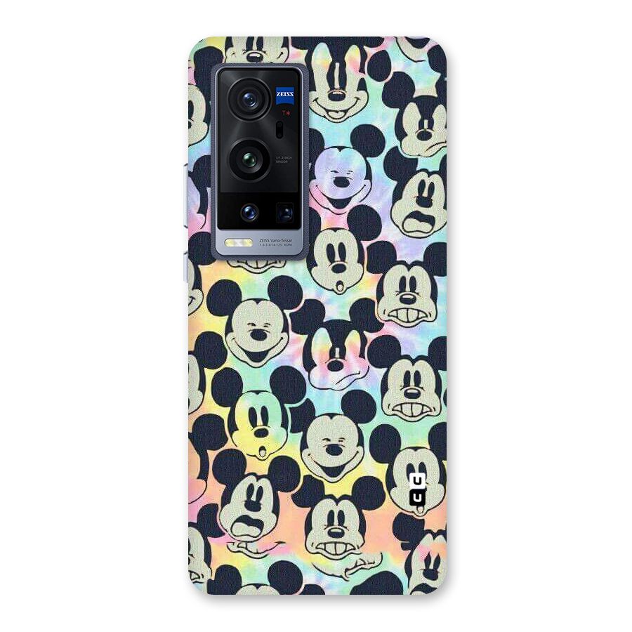 Fun Rainbow Faces Back Case for Vivo X60 Pro Plus
