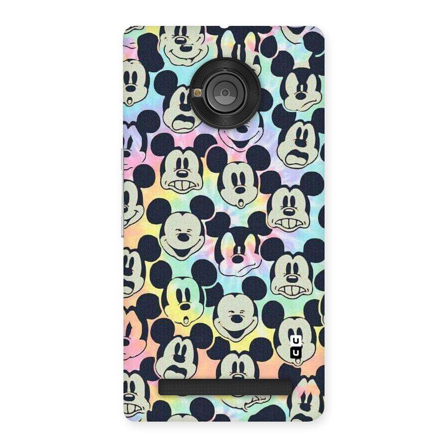 Fun Rainbow Faces Back Case for Yu Yunique