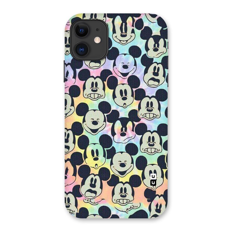 Fun Rainbow Faces Back Case for iPhone 11