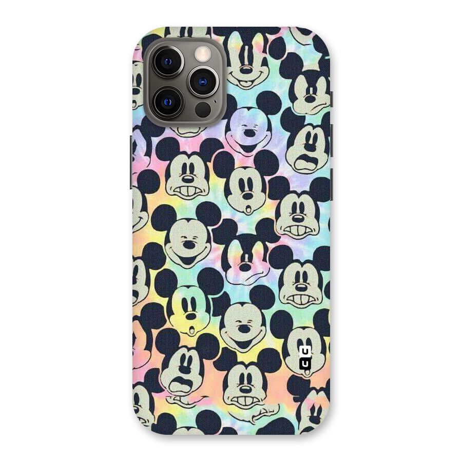 Fun Rainbow Faces Back Case for iPhone 12 Pro