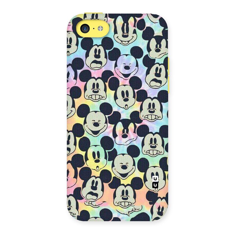 Fun Rainbow Faces Back Case for iPhone 5C