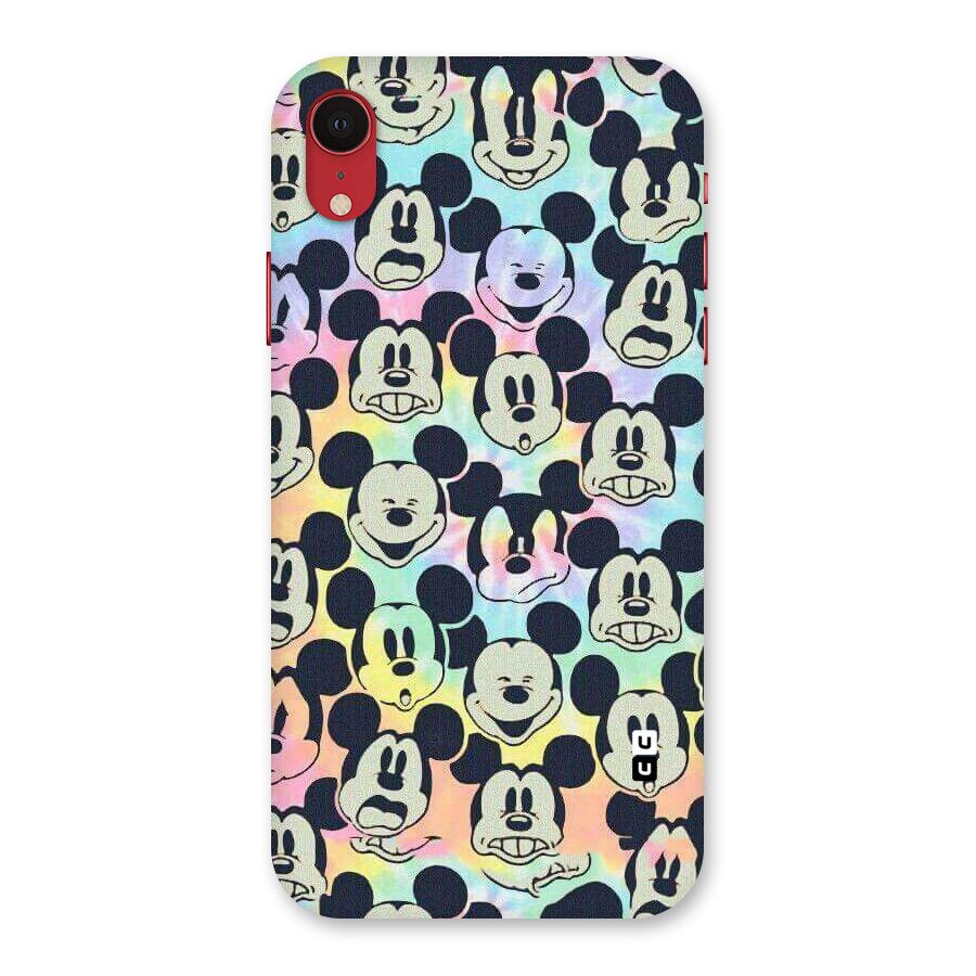 Fun Rainbow Faces Back Case for iPhone XR