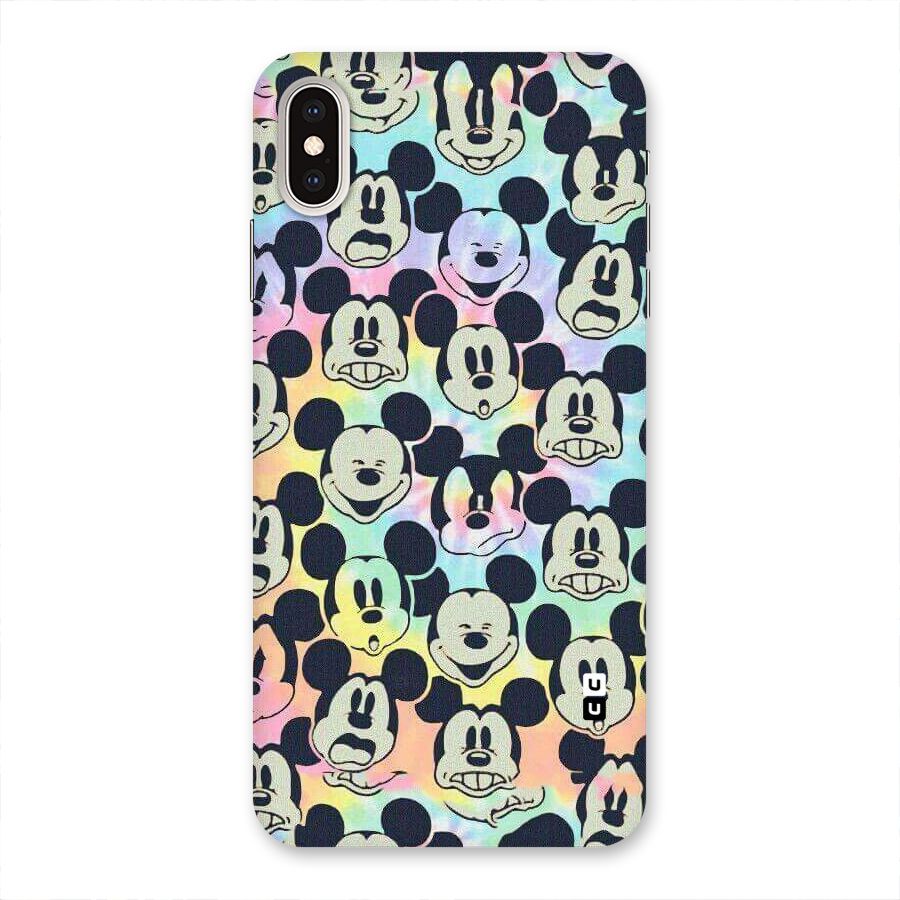 Fun Rainbow Faces Back Case for iPhone XS Max