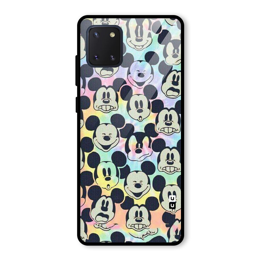 Fun Rainbow Faces Glass Back Case for Galaxy Note 10 Lite