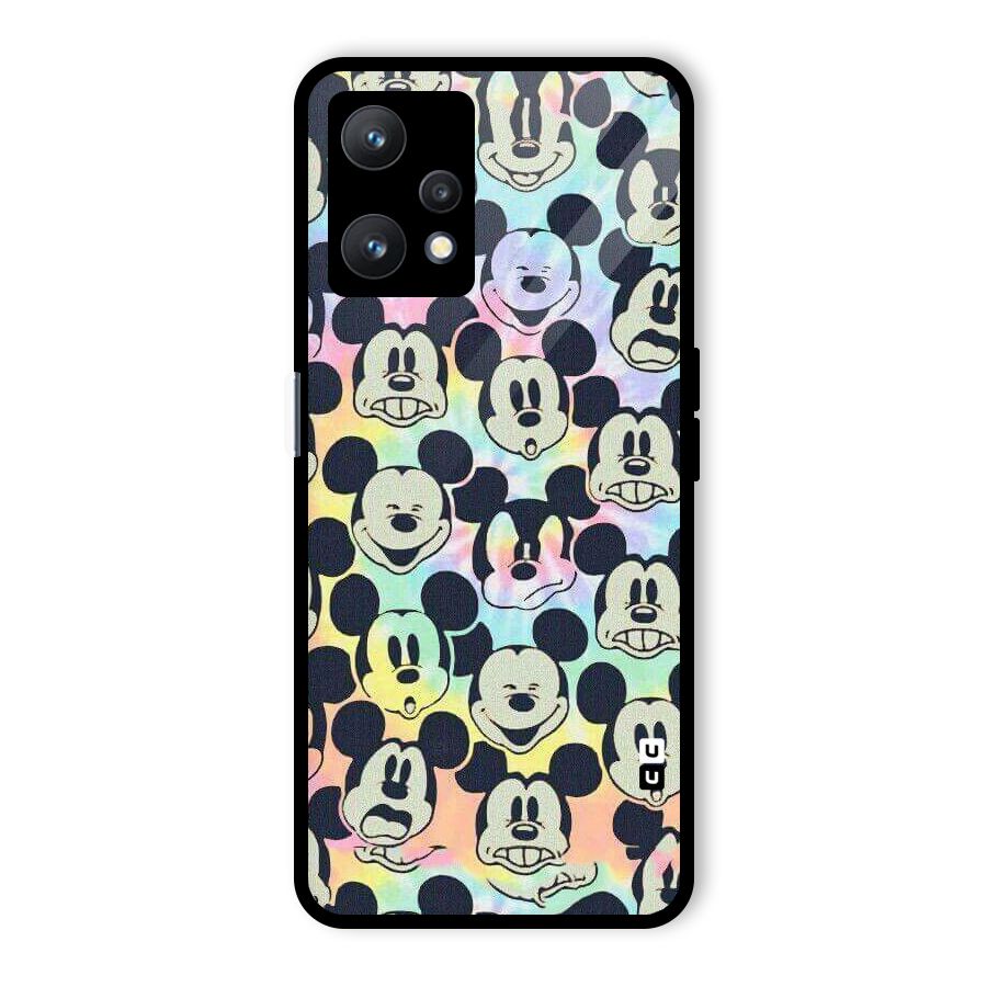 Fun Rainbow Faces Glass Back Case for Realme 9 Pro 5G