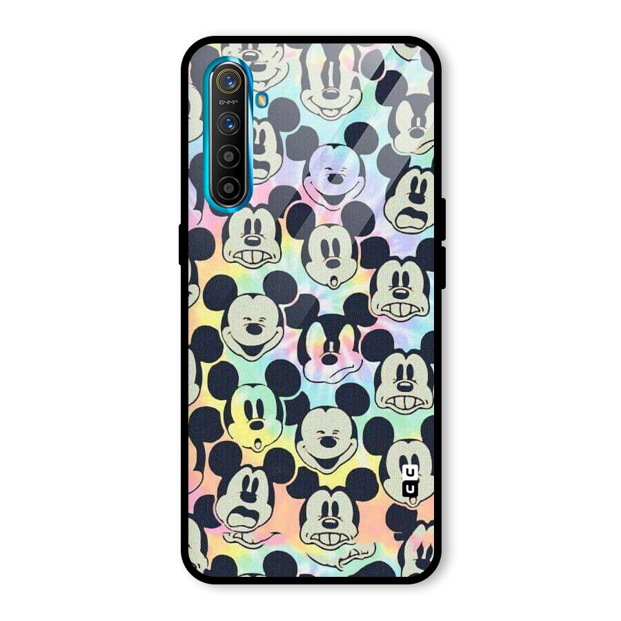 Fun Rainbow Faces Glass Back Case for Realme X2